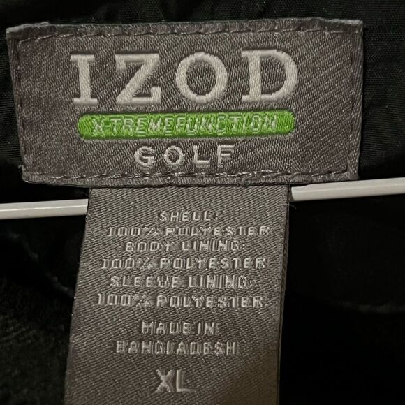 Izod golf vintage pullover in hunter green size xl - Picture 2 of 11